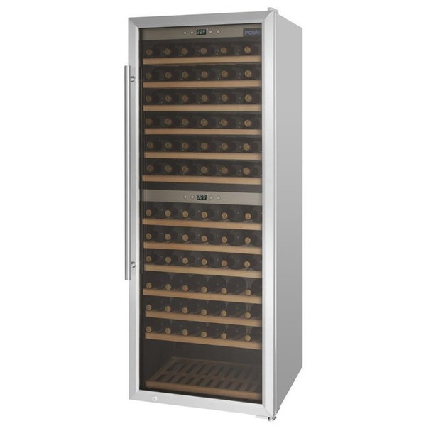Wijnkoelkast | 126x 75cl | 2 Zones | +5°C/+20°C | Geventileerd | 595x630x1585(h)mm