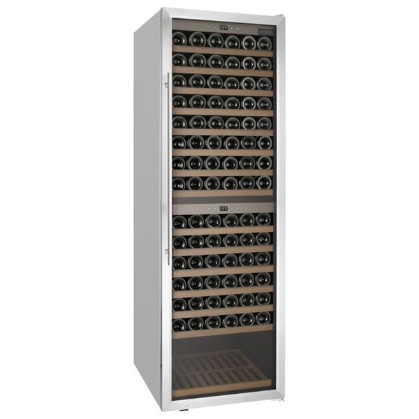 Wijnkoelkast | 180x 75cl | 2 Zones | +5°C/+20°C | Geventileerd | 595x695x1865(h)mm
