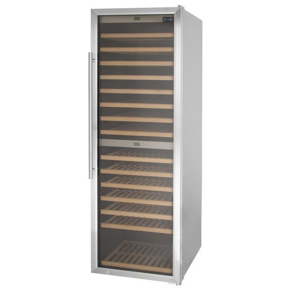 Wijnkoelkast | 180x 75cl | 2 Zones | +5°C/+20°C | Geventileerd | 595x695x1865(h)mm