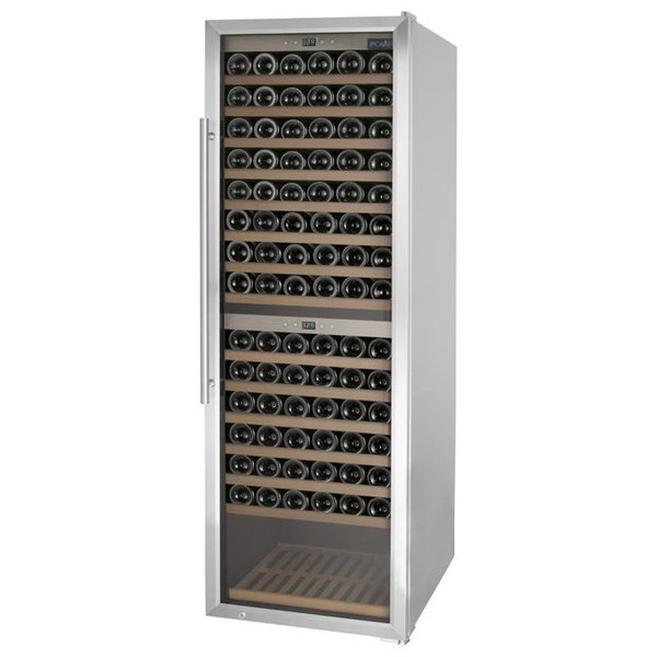 Wijnkoelkast | 180x 75cl | 2 Zones | +5°C/+20°C | Geventileerd | 595x695x1865(h)mm