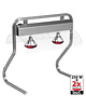 CaterChef Warmhoudbrug RVS | 2/1 GN | 2 infrarode lampen | 230V | 680x530x720(h)mm 