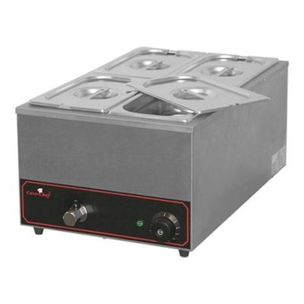 Bain marie GN1/1x1-150mm | 1,2kW | Met ingebouwd element | 355x615x278(h)mm