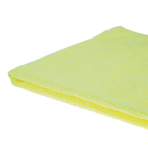 Microvezeldoeken geel | 5 stuks | 90% polyester en 10% polyamide | 40x40cm