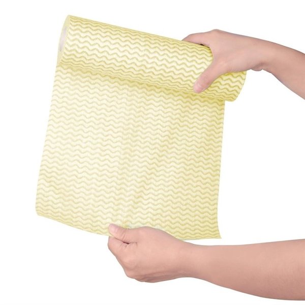 Niet geweven doekjes geel | 100 stuks | 43,23cm