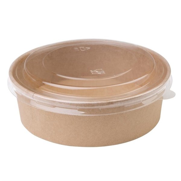 Ronde kraft saladeschaal 75cl | 300 stuks