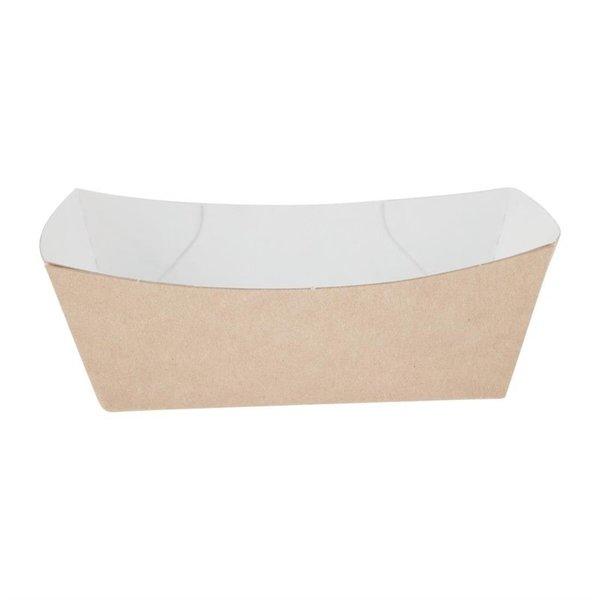 Composteerbare kraft etensbakjes 22cm | 250 stuks