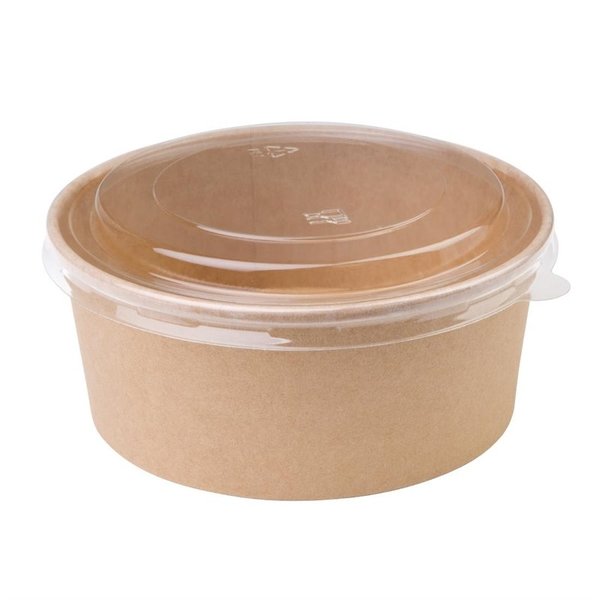 PET deksel voor ronde saladeschalen FB106, FB197 en FB198 | 300 stuks