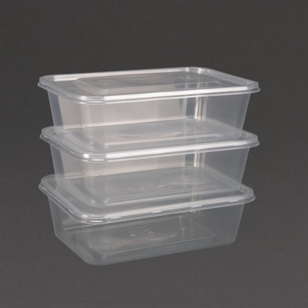 Plastic magnetronbakken 65cl | 250 stuks