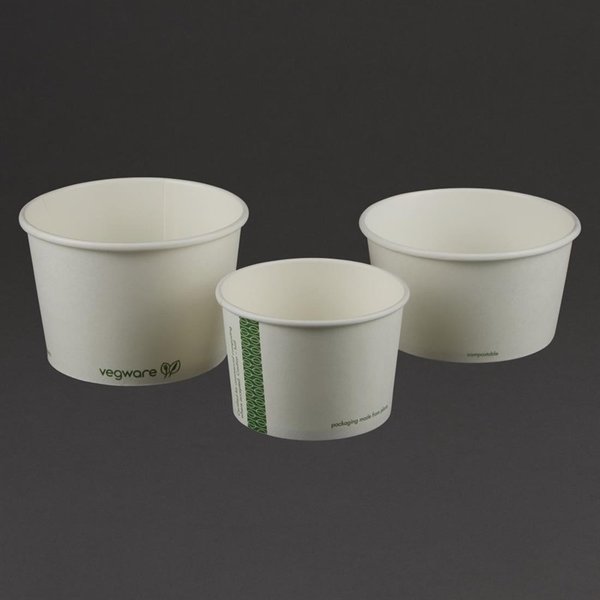 Composteerbare soep/ijs bakjes 35cl | 500 stuks