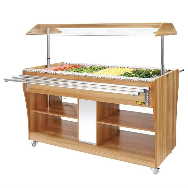 Bainmarie buffet | 4x 1/1 GN | 230V | 1490x766x1338(h)mm