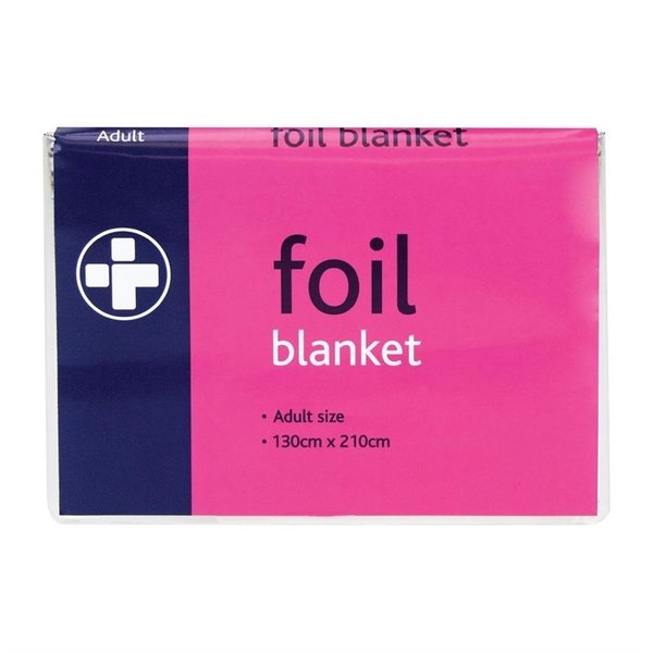 Foliedeken | Houd meer dan 90% van de lichaamswarmte vast | 127(b)x1,8(l)cm