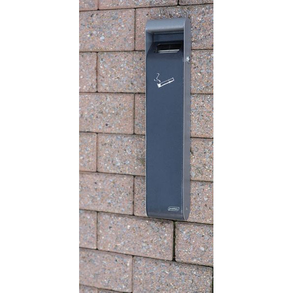 Wand-Asbak | Extra Smal | RVS | 3L | 100x64x500(h)mm