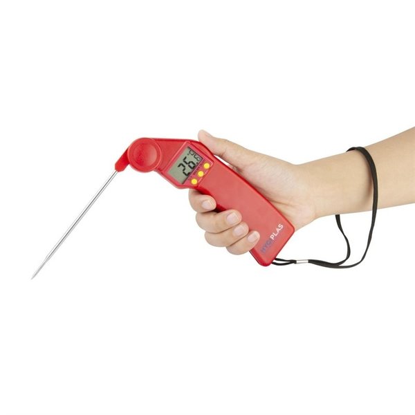 Thermometer kunststof kleurcode rood