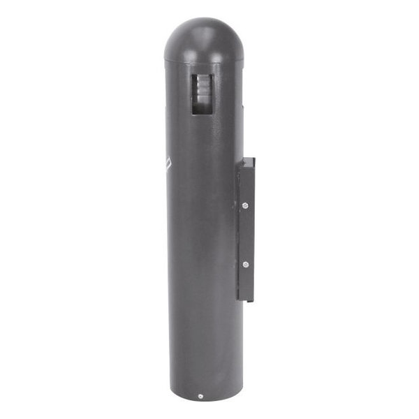 Wand-Asbak | Cilinder (4-Zijdig) | RVS | 1.8L | 102x110x500(h)mm