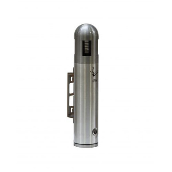 Wand-Asbak | Cilinder (4-Zijdig) | Aluminium | 1.6L | Ø80x400(h)mm