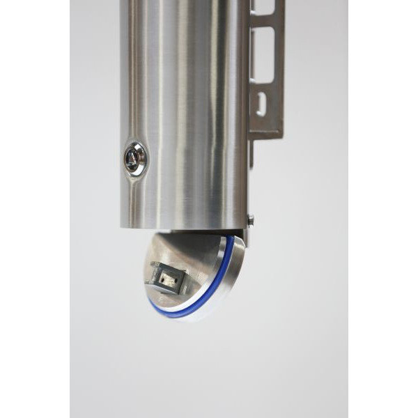 Wand-Asbak | Cilinder (4-Zijdig) | Aluminium | 1.6L | Ø80x400(h)mm
