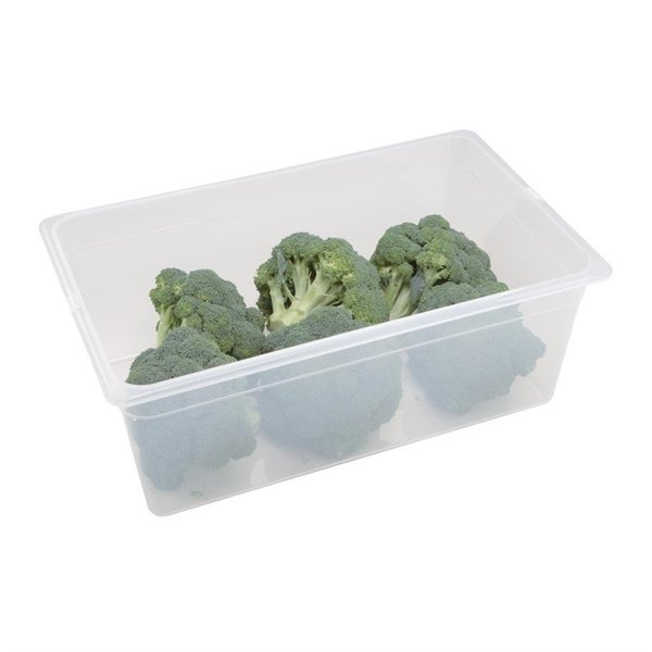 GN bak polypropyleen met deksel 1/1 -25,6L | 2 stuks | 530x325x200(h)mm