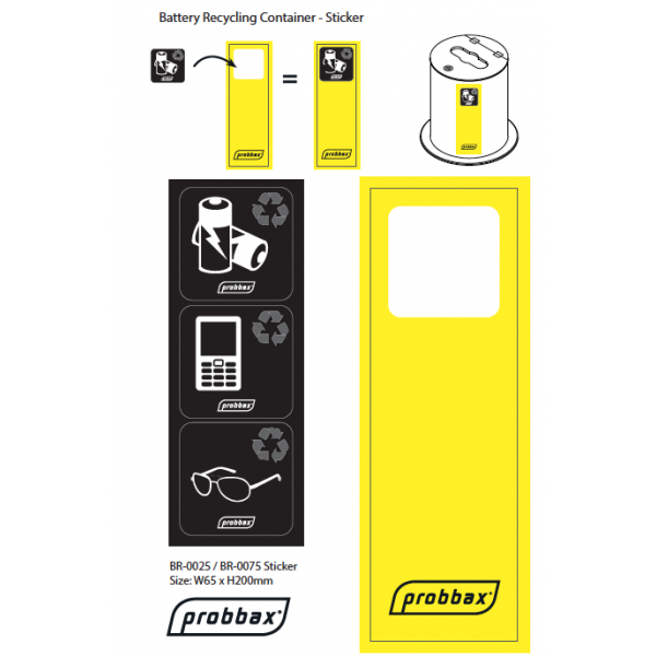 Inzamelcontainer | Plexiglas (Transparant) | 37L | Open | Ø300x750(h)mm