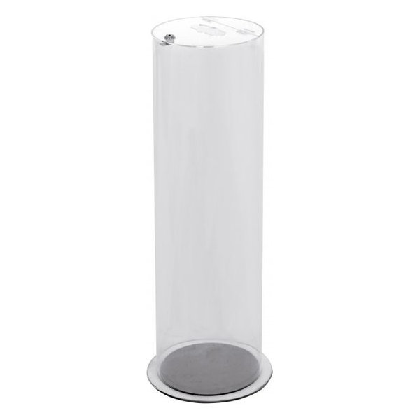 Inzamelcontainer | Plexiglas (Transparant) | 37L | Open | Ø300x750(h)mm