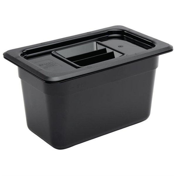 GN bak polycarbonaat 1/4 - 3,7L | 265x162x150(h)mm