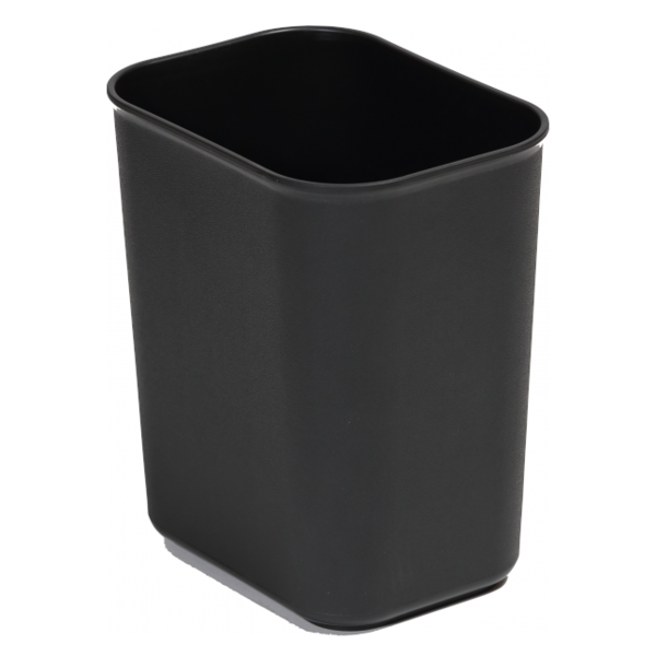 Afvalbak | Kunststof (Zwart) | 13.2L | Open | 280x210x310(h)mm