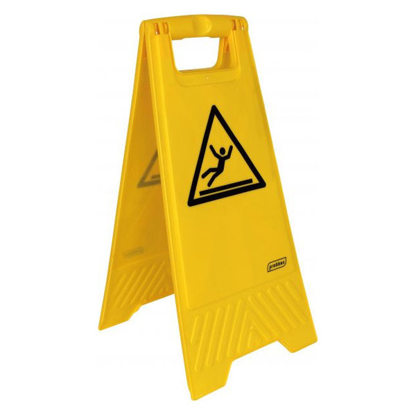 Waarschuwingsbord | Kunststof | "Wet Floor" (Pictogram) | Hoogte 600mm