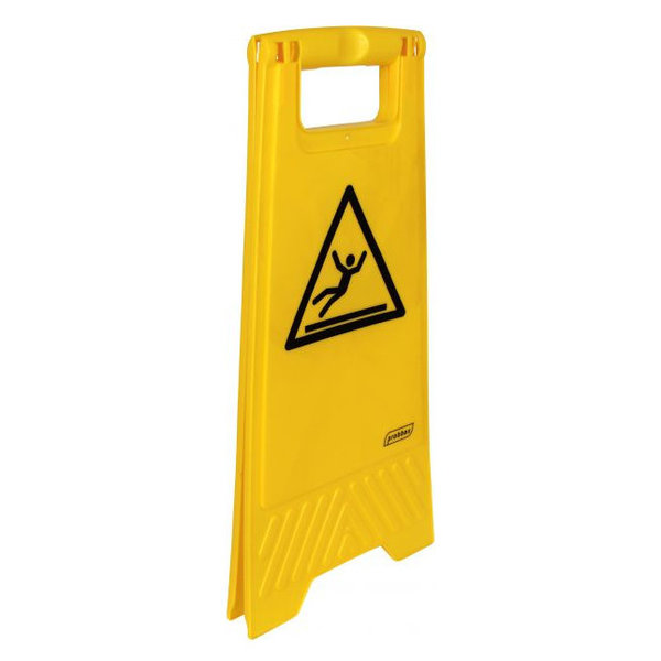 Waarschuwingsbord | Kunststof | "Wet Floor" (Pictogram) | Hoogte 600mm