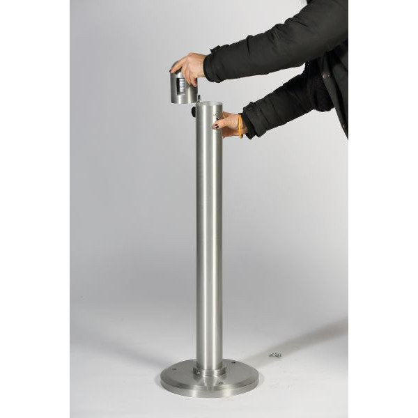 Rokerszuil | Cilinder (4-Zijdig) | Aluminium | 4L | Ø300x990(h)mm