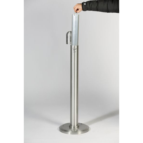 Rokerszuil | Cilinder (4-Zijdig) | Aluminium | 4L | Ø300x990(h)mm
