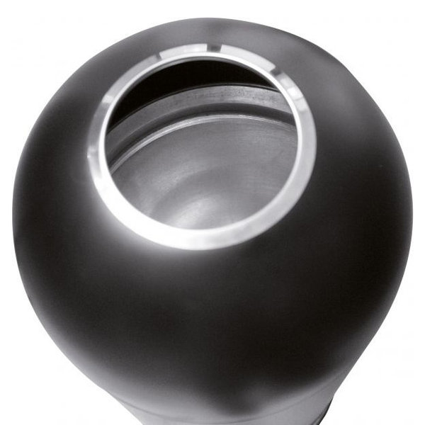 Afvalbak | Metaal (Zwart) | 52L | Open | Ø380x880(h)mm