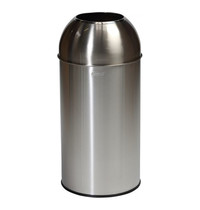 Probbax Afvalbak | RVS (Geborsteld) | 40L | Open | Afvalscheiding | Ø350x740(h)mm 