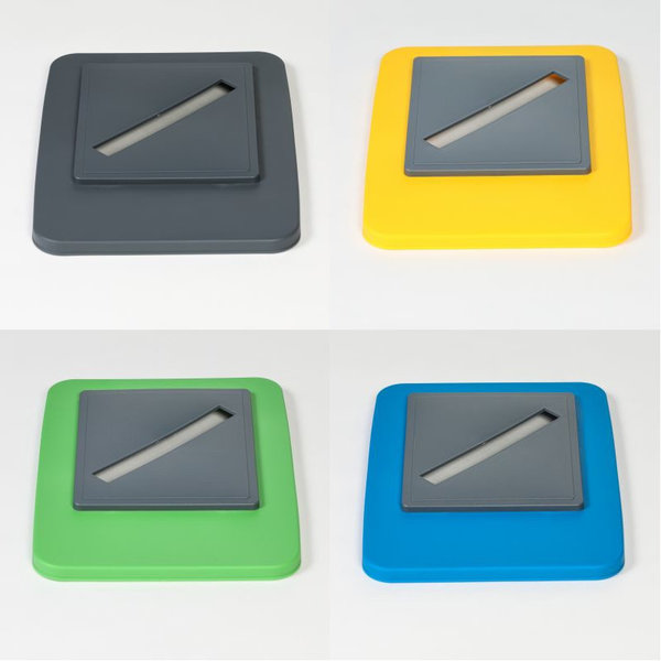 Deksel-Inzet | Sleuf | Grijs | Probbax Mix&Match | 230x283x17(h)mm