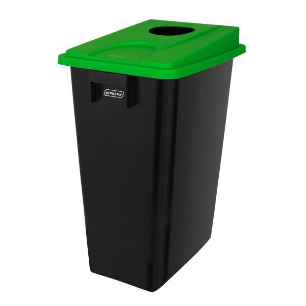 Afvalbak | Mix&Match | Kunststof (Zwart) | 60L | Open | Afvalscheiding | 320x460x580(h)mm
