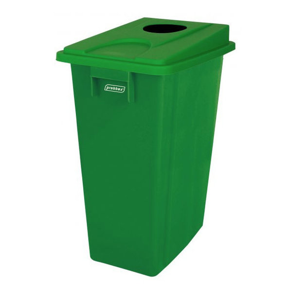 Afvalbak | Mix&Match | Kunststof (Groen) | 60L | Open | Afvalscheiding | 320x460x580(h)mm