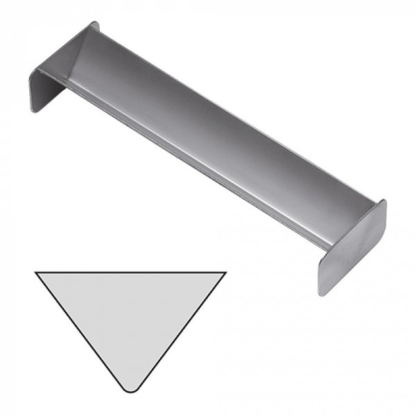 Paté-/Terrine-Vorm | RVS | V-Vorm | 300x60x40(h)mm