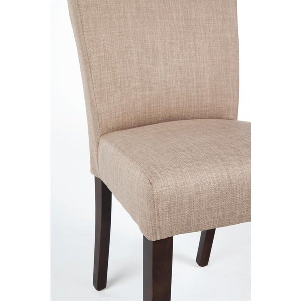Stoelen | Polyurethaan/Hout | Beige | Houtlook Poten | Indoor | 2 Stuks | 460x575x860(h)mm