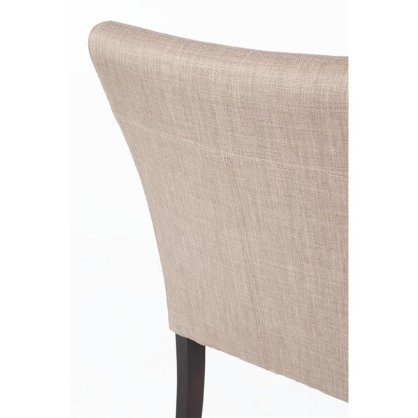 Stoelen | Polyurethaan/Hout | Beige | Houtlook Poten | Indoor | 2 Stuks | 460x575x860(h)mm