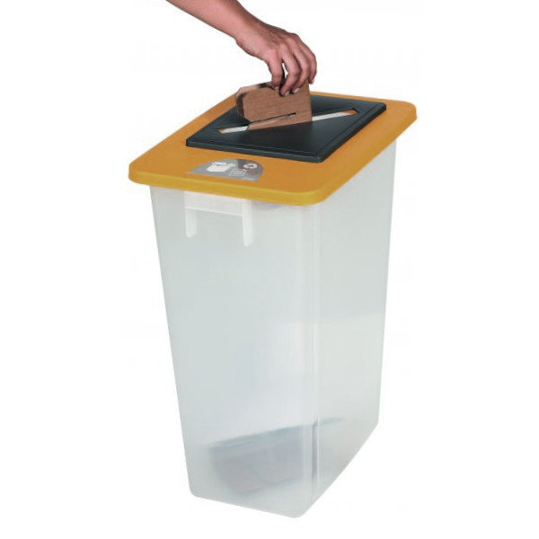 Afval-/Ingrediëntenbak | Mix&Match | Kunststof (Clear) | 80L | Open | Afvalscheiding | 320x460x762(h)mm