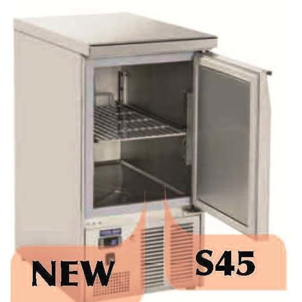 Koelwerkbank | 109L | 1 Deur (1/1 GN) | +2°C/+10°C | Geventileerd | 0.25kW | 450x705x890(h)mm