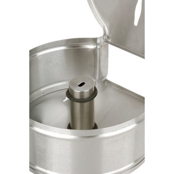 Toiletpapier-Dispenser | RVS (Mat) | Voor 200m Rollen | 220x117x240(h)mm