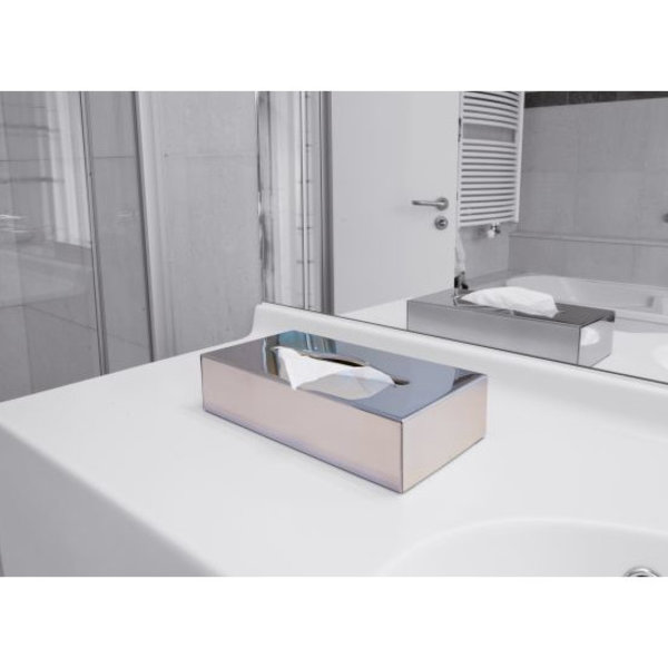 Tissue-Dispenser | RVS (Glanzend) | Wandmontage Mogelijk | 284x140x65(h)mm