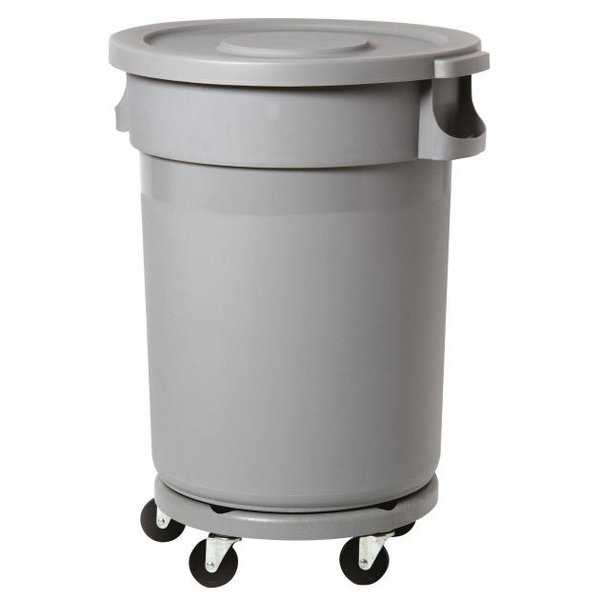 Klikdeksel (Dicht) | Voor Probbax Heavy Duty 80L | Grijs | Ø552x35(h)mm