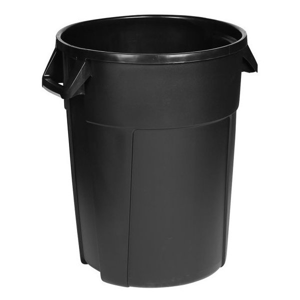 Afvalbak | Kunststof (Zwart) | 85L | Open | Ø573x622(h)mm
