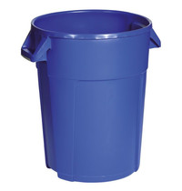 Probbax Afvalbak | Kunststof (Blauw) | 85L | Open | Ø573x622(h)mm 