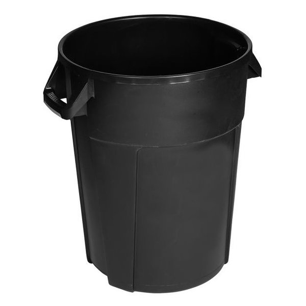 Afvalbak | Kunststof (Zwart) | 120L | Open | Ø654x716(h)mm