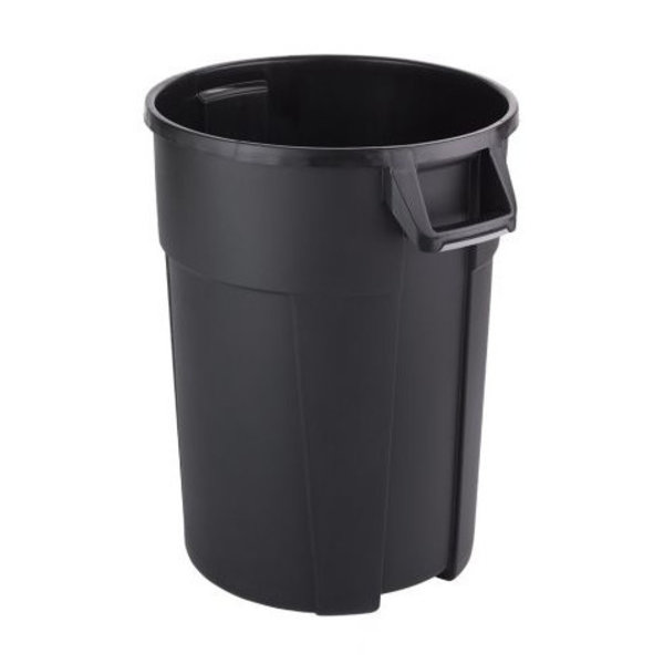 Afvalbak | Kunststof (Zwart) | 120L | Open | Ø654x716(h)mm