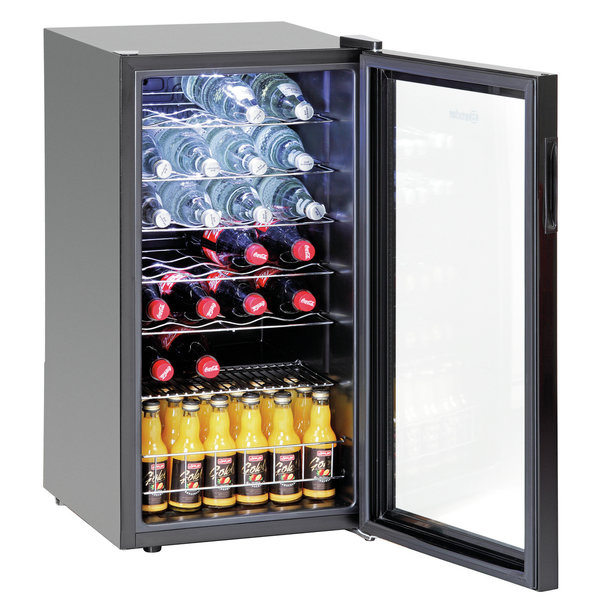 Drankenkoeling | 88L | Zwart | +2°C/+10°C | Statisch | 0.09kW | 430x483x832(h)mm