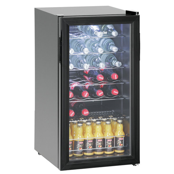 Drankenkoeling | 88L | Zwart | +2°C/+10°C | Statisch | 0.09kW | 430x483x832(h)mm