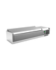 Gastro-Inox Opzetkoelvitrine | 5x 1/4 GN | +2°C/+8°C | 1200x395x440(h)mm 
