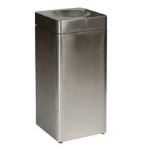 Probbax Afvalbak | RVS (Geborsteld) | 51L | Open | Vlamdovend + Afvalscheiding + Modulair (Vierkant) | 350x350x755(h)mm 